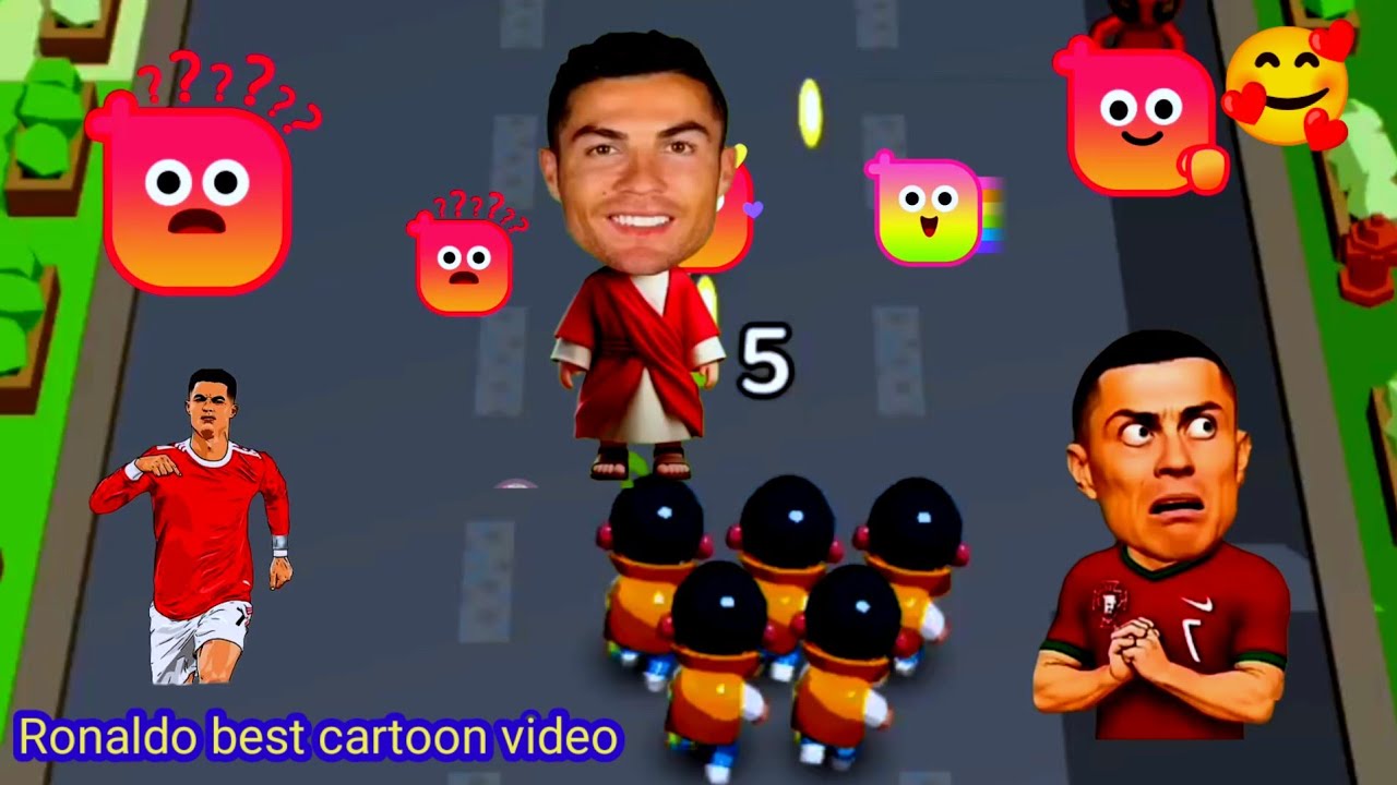 “Ronaldo y Messi en el Mundo Cartoon ⚽🔥 | La Rivalidad Más Grande del fighting en Versión Animada”