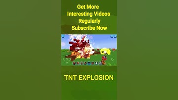 Experiment | Minecraft TNT Explosion