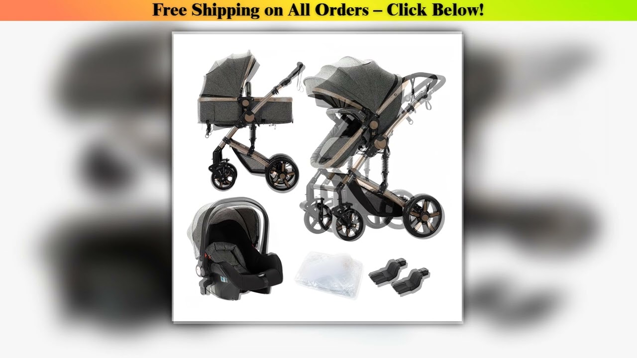 High quality newborn Lightweight  Baby Stroller  Folding Cart  Comfort Baby Stroller 3 in 1 Child