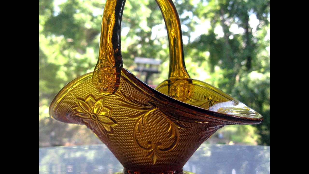 Tiara Indiana Glass Baskets Vintage Glassware for Sale YouTube
