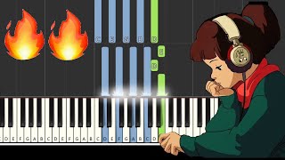 Learn (easy) Lofi Hip Hop type chord progression in C major! (46 BPM) (Piano tutorial) screenshot 1