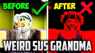 Weird Sus GRANDMA (Full Walkthrough + Ending) | ROBLOX