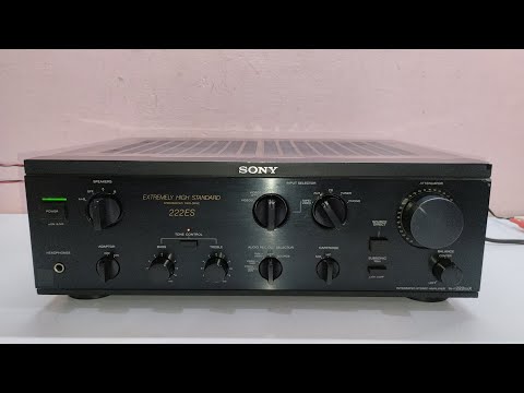 Sony TA-F222ESX Stereo Integrated Amplifier - YouTube