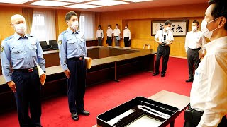 水難救助した警察官に本部長賞 大阪府警 - YouTube