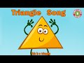 Triangle song  learn shapes song for kids  triangle song for kids  nursery rhymes
