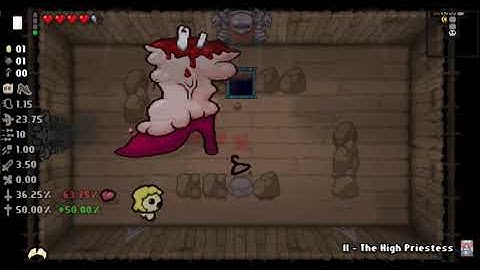 The Binding of Isaac daily run #1