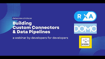 Datacrew+ Domo - Build Custom Connectors and Data Pipelines