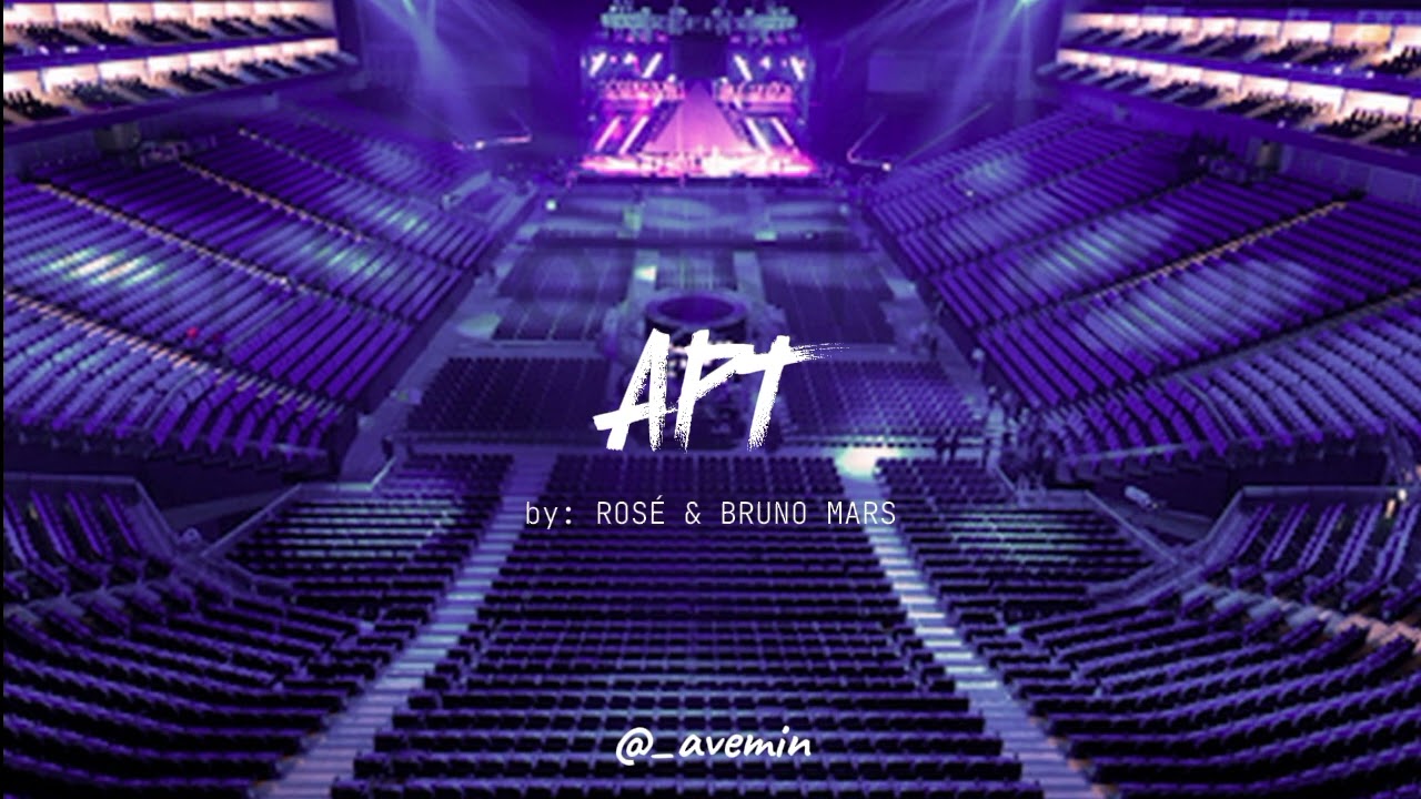 APT - ROSÉ & BRUNO MARS | but you're in an empty arena