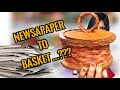 Newspaper basket | Reusing old newspapers | newspaper diy | art from waste