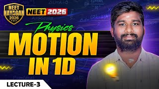 Motion In 1D L4 - Mastering Motion for NEET Nayagans🌟| 🚀 NEET Nayagan 2026 | Shyam Sundar Sir|