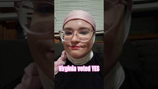 im a registered independent and i voted YES #politics #virginia #virginiapolitics #virginianews