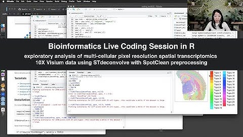 Live R Coding Session - Spatial transcriptomics data analysis with STdeconvolve and SpotClean