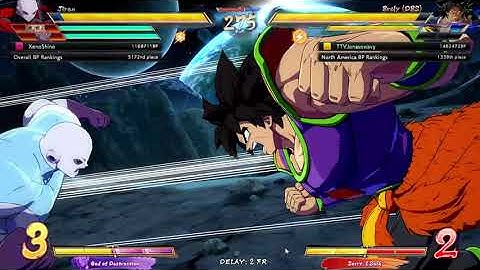 DRAGON BALL FighterZ Corner DBS Broly Combo