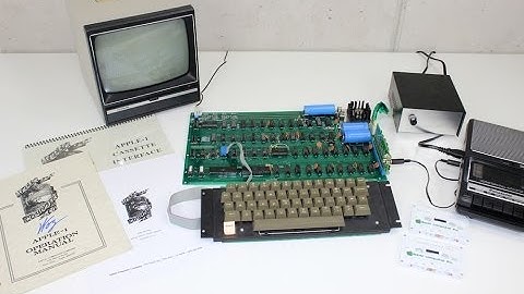 Apple 1 Replica Demo