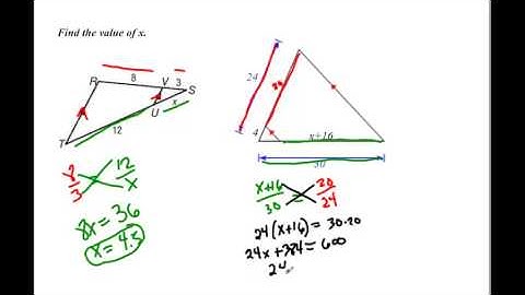 7 4 1 Side Splitter Theorem