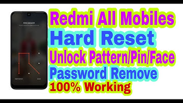 All Redmi Hard Reset || Unlock Pattern/Pin/Password/Fingerprint Remove 100% Working By Tech Babul