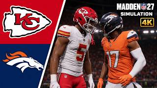 Chiefs vs. Broncos Simulation | Madden NFL 27 PS5 Gameplay [4K60]