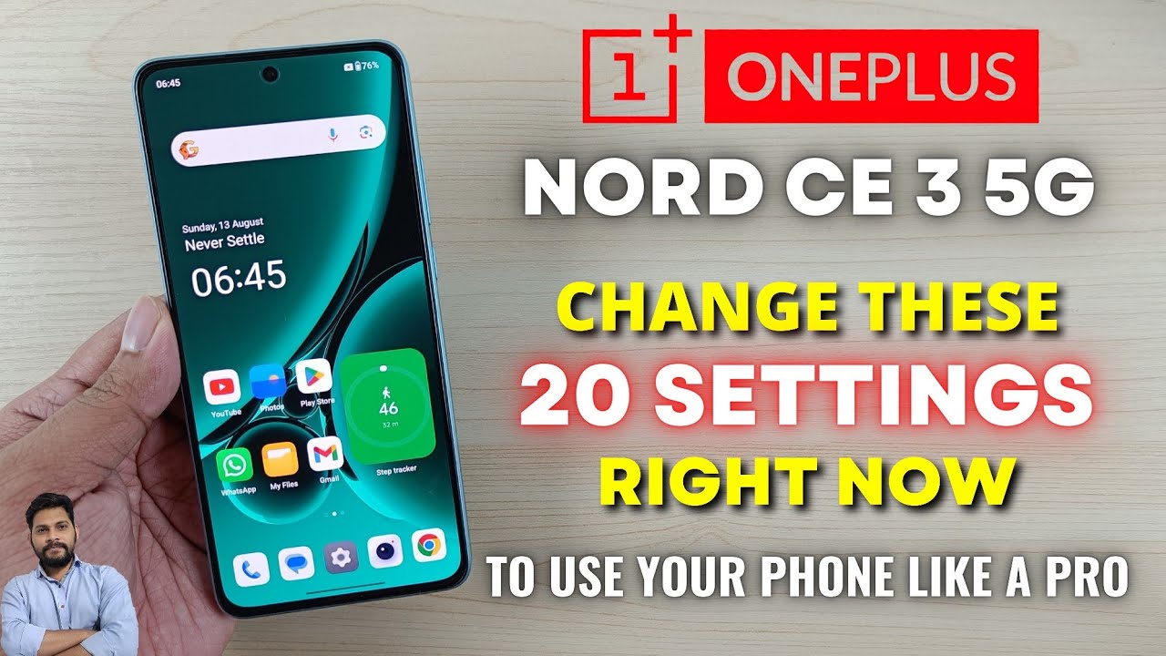 OnePlus Nord CE 3 5G: измените эти 20 настроек прямо сейчас
