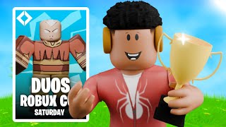 I PLAYED IN A FORTBLOX VICTORY CUP! Roblox Fortblox