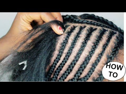 I CAN'T CORNROW AT ALL! NO PROBLEM THIS VIDEO IS FOR YOU 4 BEGINNERS ...