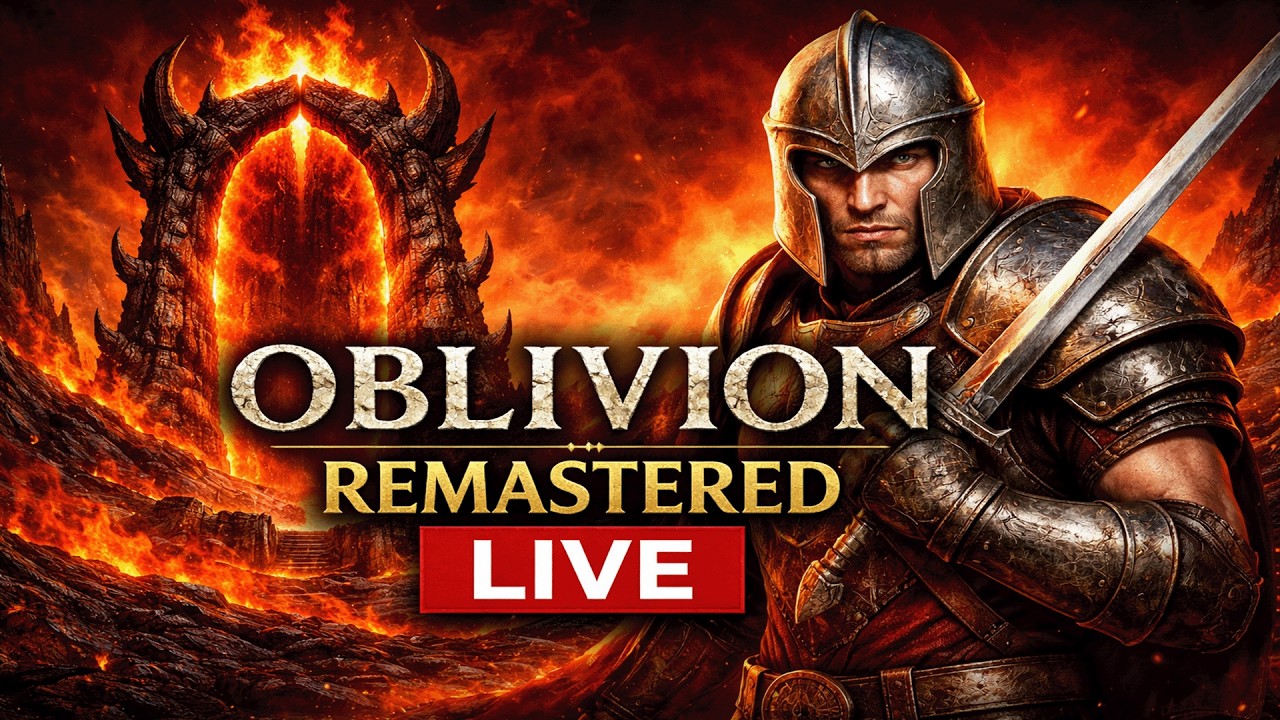🔥 Oblivion Remastered LIVE – First Playthrough!