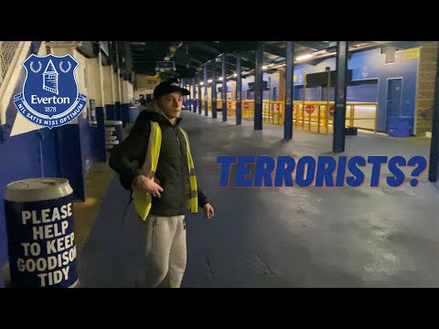 ARRESTED SNEAKING INTO EVERTON F.C *TERRORISM & DOGS*