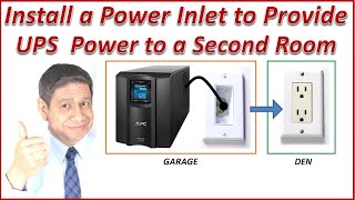 Installing a Power Inlet that Provides UPS Power to a Secondary Room
This video illustrates the tools and installation Techniques that can be used to Provide UPS Power to an addition Home or Office Room. Thanks for watching.
Video Time Codes for this Video (click to skip directly to a desired section of the Video)
0:00 Introduction to Installing a Power Inlet for UPS Transfers
1:12 Installing a Single-Gang Old Work Outlet Box
2:08 Installing a Power Inlet that can Transfer UPS Power
5:55 Installing a Stndard Power Outlet
6:19 Testing a Newly Installed Power Inlet
Note: I have NOT received any sponsorship or commission for using the products shown in this video.
As an Amazon Associate I earn from qualifying purchases, when these links are used:
MIDLITE 4642-W Single Gang Décor Recessed Power Inlet
https://amzn.to/3AZAdkl
JENABOM Electric Screwdriver, 3.6V Cordless Screwdriver Rechargeable with 44pcs Screwdriver Bit Set, Front LED Light, Flexible Shaft, Micro USB, Carrying Case, Easy for Small Home Projects
https://amzn.to/3wHMCqu
MulWark 8 Heavy Duty Multi-Purpose Electrical Wire Stripping Tool (22 AWG - 8 AWG) Strippers, Snips, Crimpers & Pliers Insulated with Cutter, Best Tool For Professional Electrician – Upgraded
https://amzn.to/3cyUtji
IRWIN Tools ProTouch Drywall/Jab Saw (2014100)
https://amzn.to/3TwAO4j
Gardner Bender CR-100 4-Inch Romex Cable Ripper
https://amzn.to/3Q0YISw
Please consider subscribing to my Channel, and hitting ‘Like’, if you find this video useful. I will endeavor to answer any and all questions posted for any of my videos as quickly as I possibly can.
If you have any questions or suggestions, I can be reached on Email at: PE4Doers@gmail.com , or on Twitter @PE4Doers, or Instagram @PE4Doers. Or on a more professional basis, through LinkedIn at: https://www.linkedin.com/in/davidrrivera/
#Power_Inlet #UPS_Usage #PE4Doers Installing a Power Inlet that Provides UPS Power to a Secondary Room