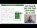 New York Times Hard Sudoku Explained | July 31 2025