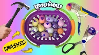 OPENING AND SMASHING HATCHIMALS! Hatchimals CollEGGtibles!! GOLDEN HATCHIMAL, LIMITED EDITION, ULTRA