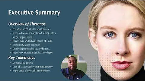 Group #4 Final Project, Part 3: Theranos - Ethics, Leadership, and Organizational Culture in Crisis