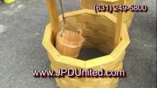 Video 33 - Wooden decorative wishing well -- JPD United -- Wooden Outdoor Furniture Visit www.jpdunited.com to see an ...