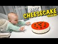 CHEESECAKE | ГОТУЄМО ЧІЗКЕЙК | КАРОЛІНКА СКАЗАЛА ПЕРШЕ СЛОВО | ДАЄМО ПРОБУВАТИ ДИТИНІ ЯБЛУКО | VLOG