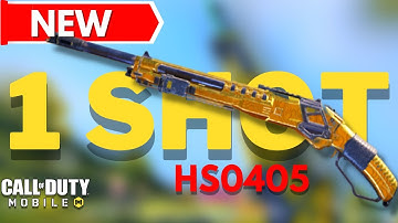 One shot hs0405 cod mobile gunsmith #codm #callofdutymobile #codmobile