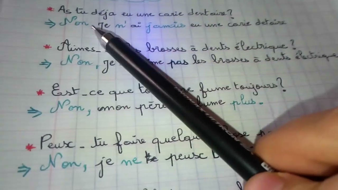 حل تمرين 2 صفحة 19من كتاب اللغة الفرنسية الأولى متوسط