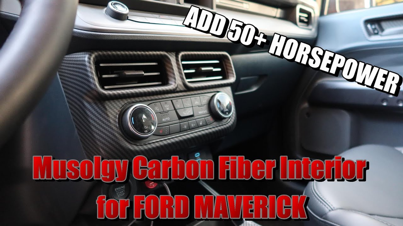 Musolgy Carbon Fiber Interior for FORD MAVERICK