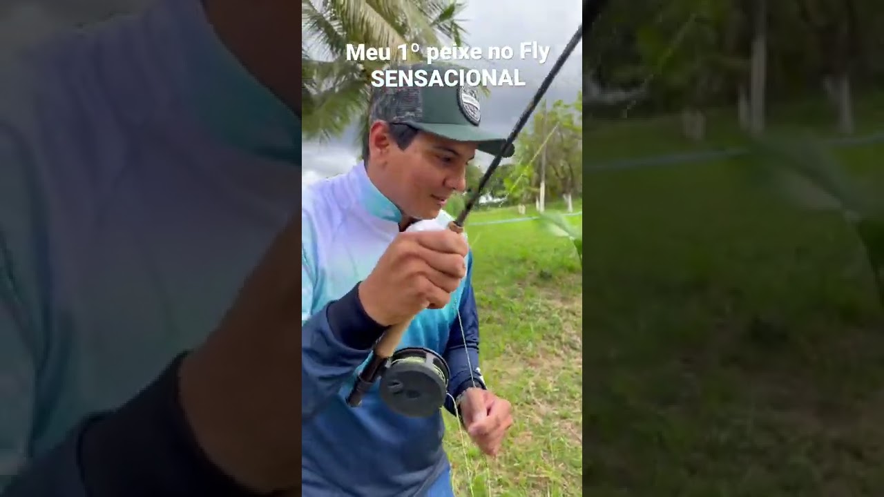 Meu 1º peixe no Fly e entrou um sacana de tambaqui kkk