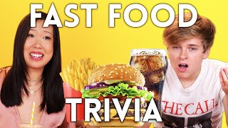 Luke Korns Fast Food Trivia Smoothie Challenge!!!  | Snackable