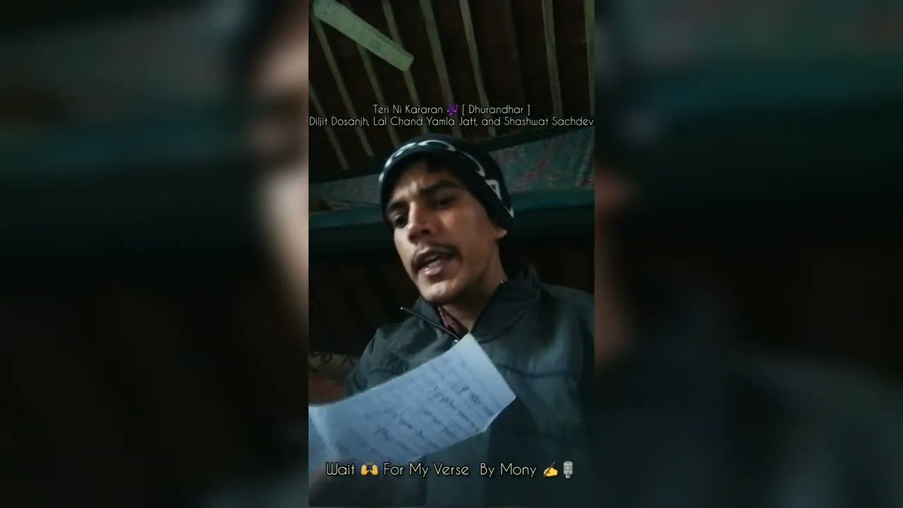 Teri Ni Kararan [ Dhurandhar ] Diljit Dosanjh Lal Chand Yamla Jatt Shaswat Sachdev By Mony