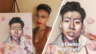 Jay Park - timelapse pastel painting screenshot 1