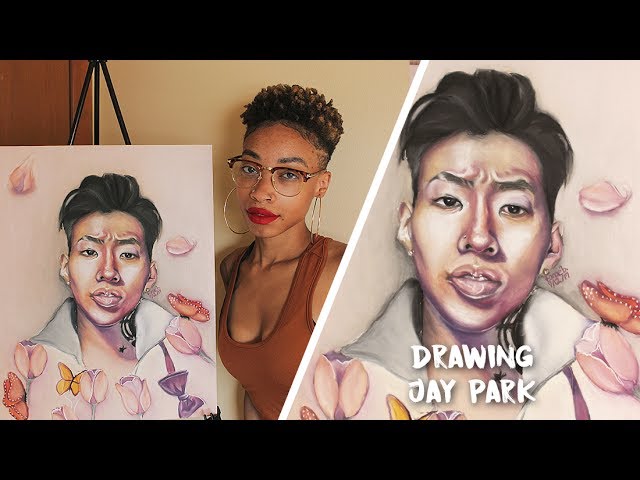 Jay Park - timelapse pastel painting