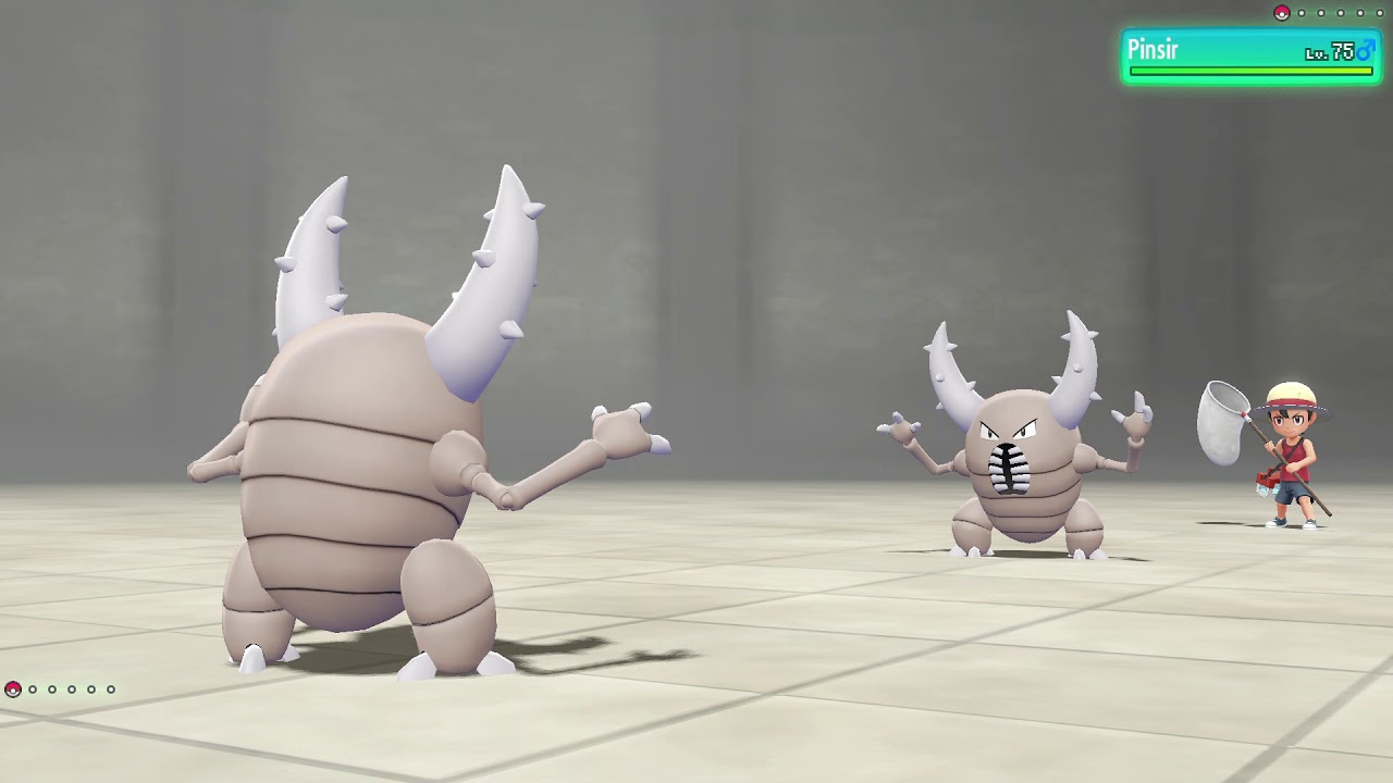 Pokemon Lets Go Eevee Master Trainer Pinsir YouTube