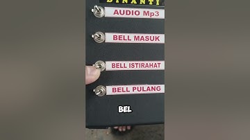Bel sekolah manual #bell #belsekolah#bell