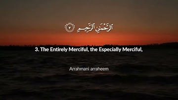 Qur'an.Surat Al Fatiha The Opener NO COPYRIGHT AYAT  Jussuf Khalaf   يوسف خلف   سورة الفاتحة720P HD