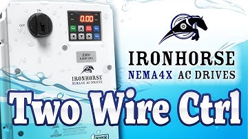 IronHorse ACN NEMA 4X VFD Two Wire Control from AutomationDirect