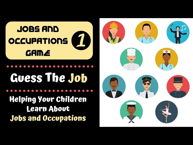 Jobs and Occupations Game - Guess the Job