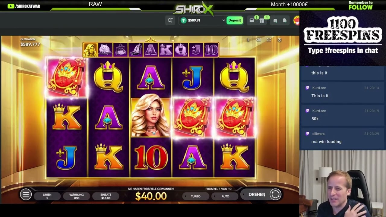 Big Win on BOOK OF LADY from Endorphina 