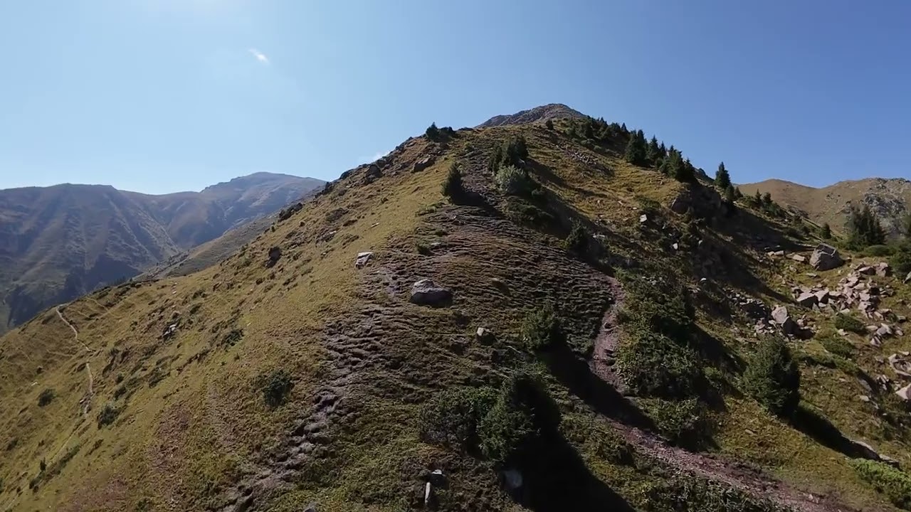 Mountain FPV Drone Footage in Almaty, Kazakhstan