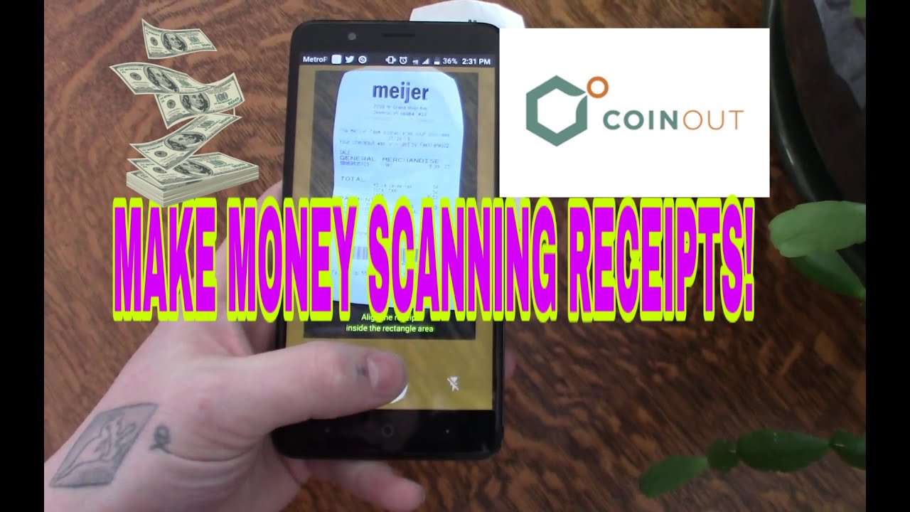 CoinOut App Review | Make Money Scanning Your Receipts!
