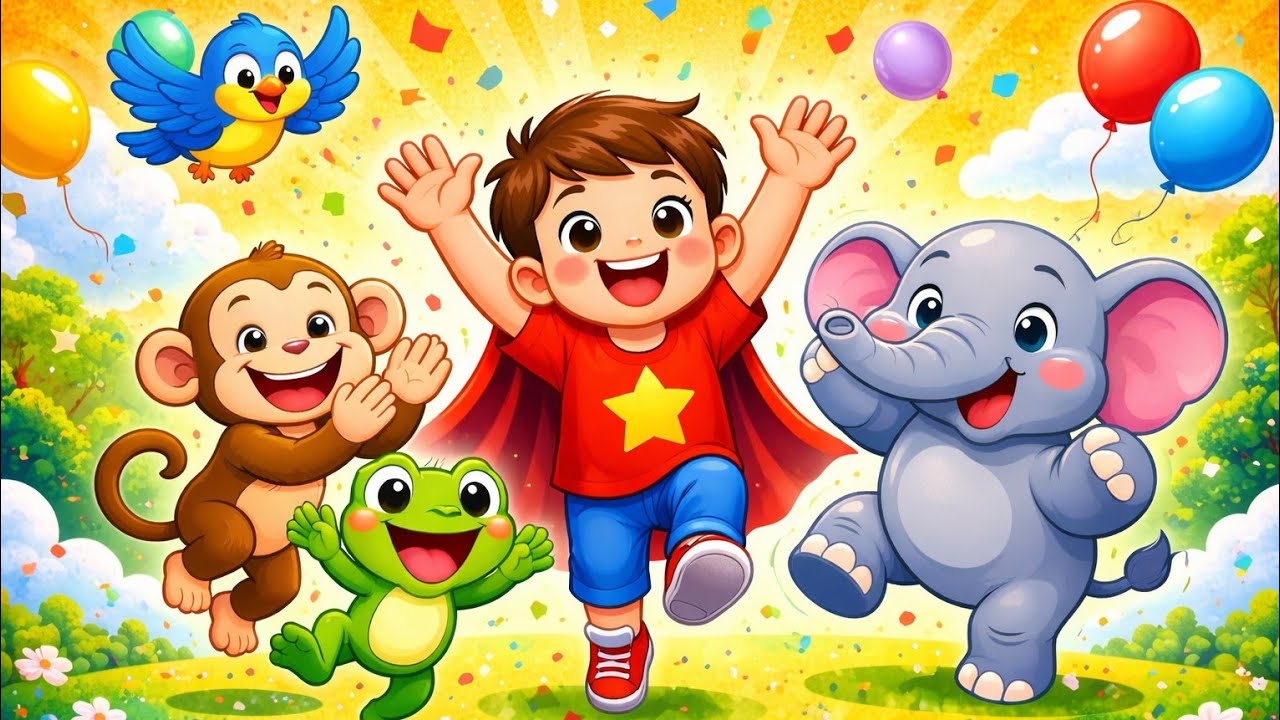 Chak Dum Dum Chak Dum 😍 | Hand Up Down Dance | Kids Action Song Hindi 