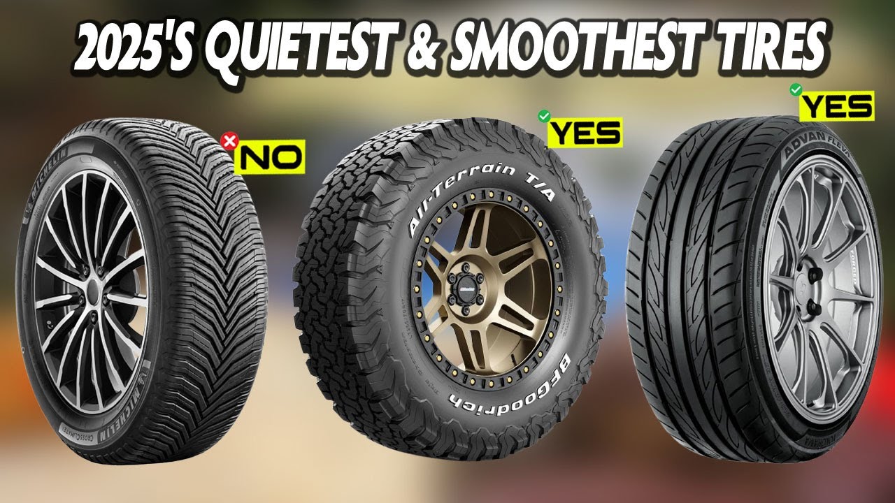 2025’s Quietest & Smoothest Tires 🚗 Top 5 Picks for a Silent & Comfy Ride!